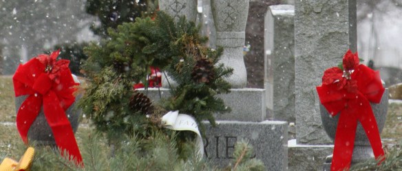 Grave at Christmas