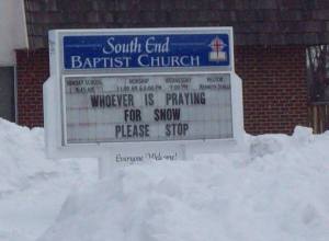praying for snow