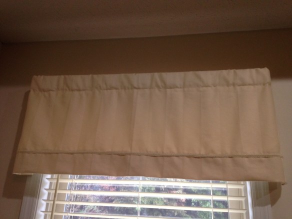 BEFORE: Old valance
