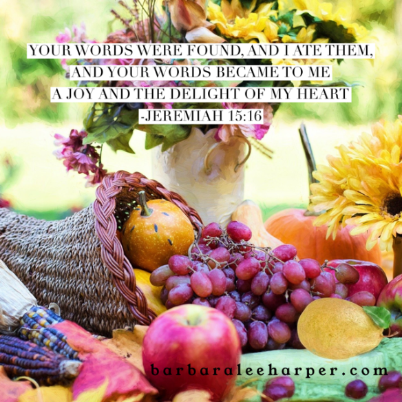 Taking in and rejoicing in God's Word