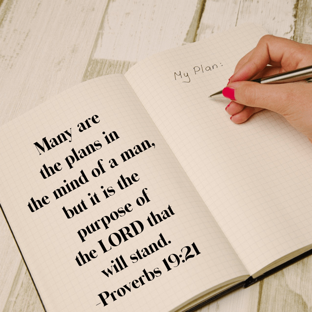 God's plans are best