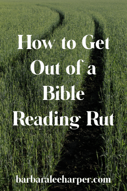 How to get out of a Bible reading rut