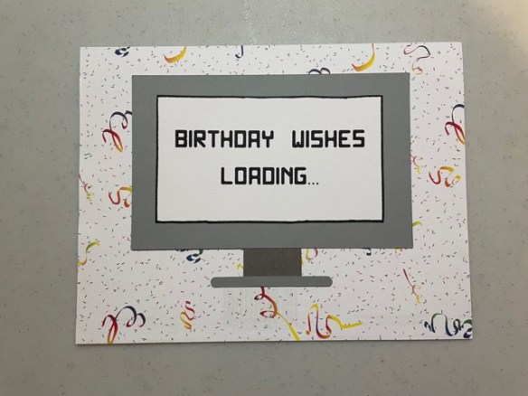 Computer Birthday card