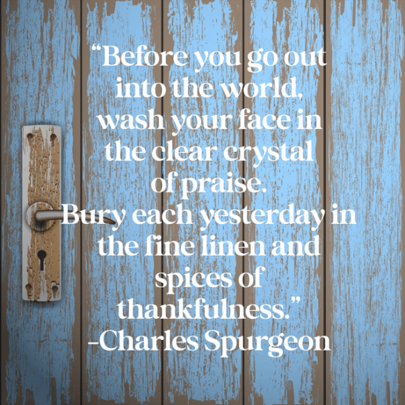 Charles Spurgeon on thankfulness