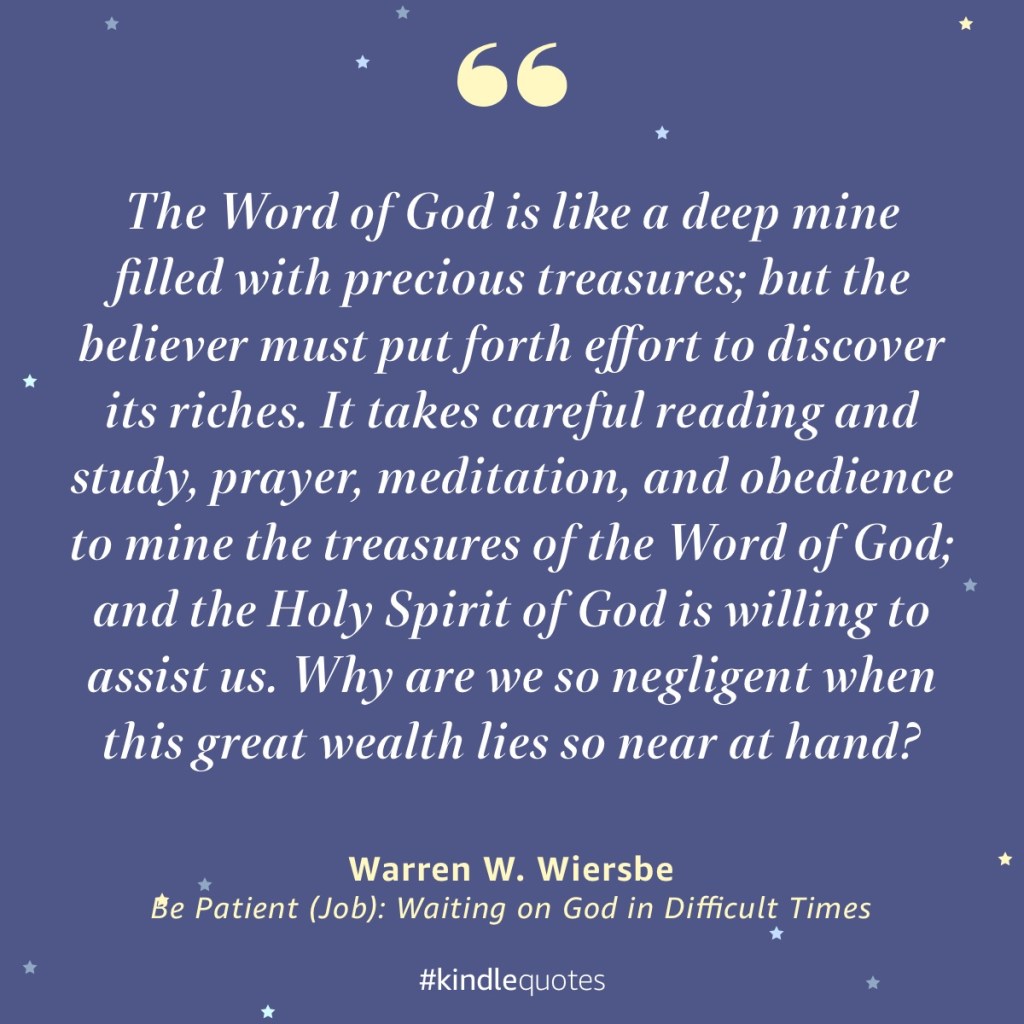 God's Word is a treasure