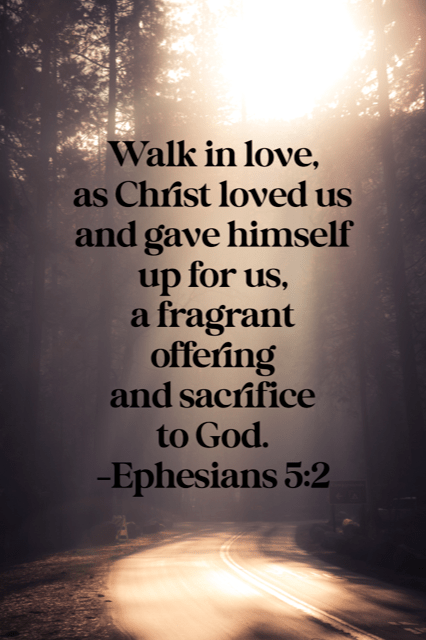 Walk in love like Christ
