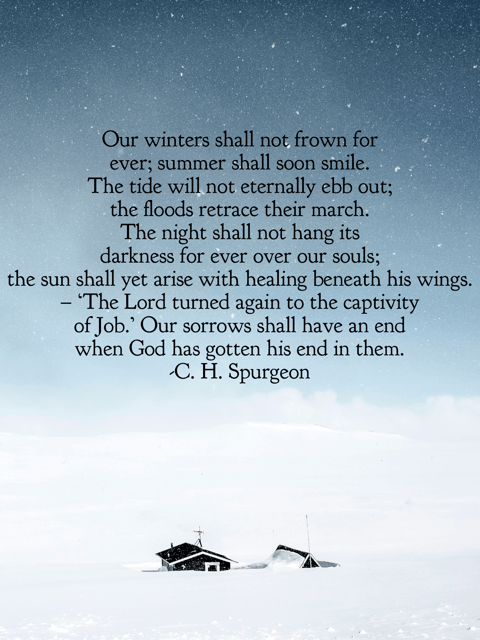Spurgeon quote about winter