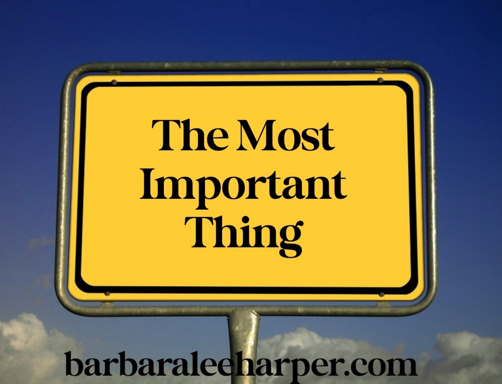 The Most Important Thing