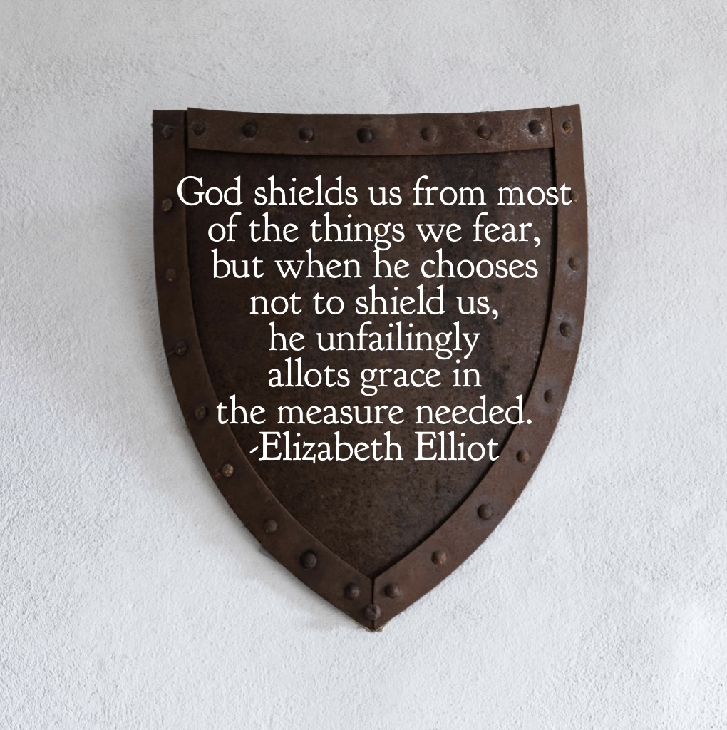 God's shield and grace