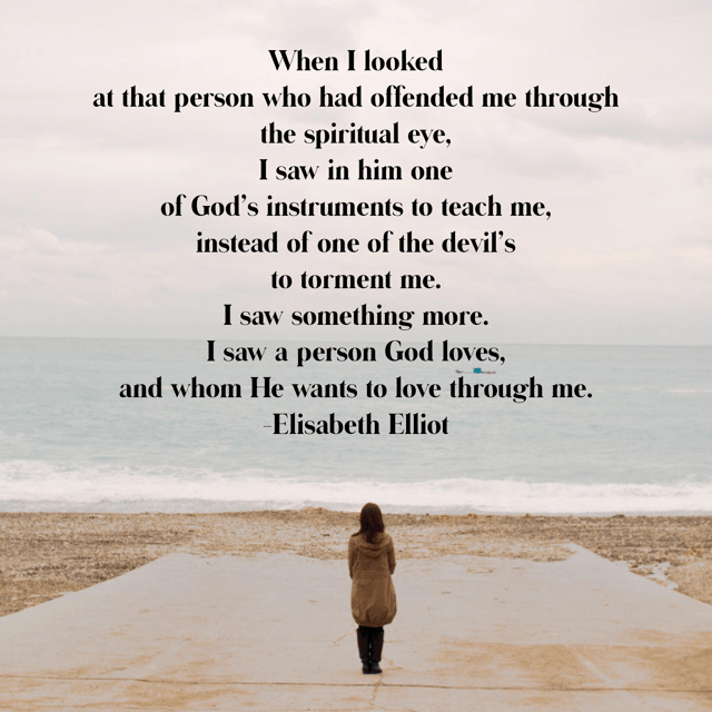 Elisabeth Elliot quote about offense