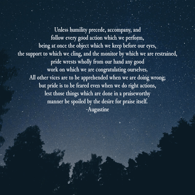 Augustine on Humility