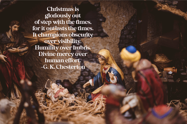 G. K. Chesterton Christmas quote