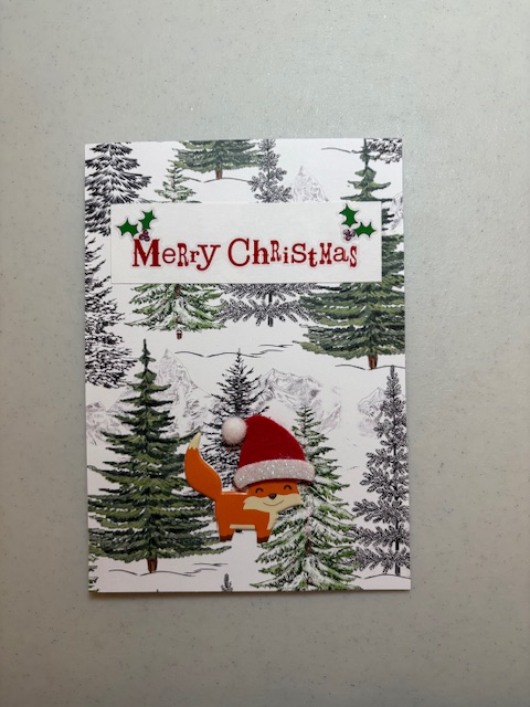 handmade Christmas card