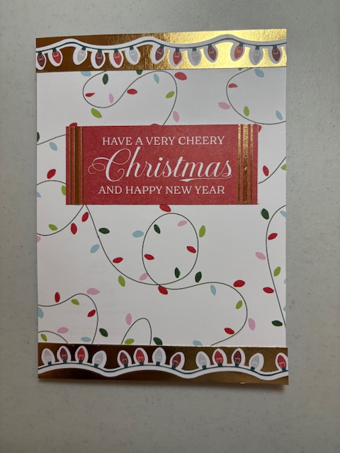 handmade Christmas card