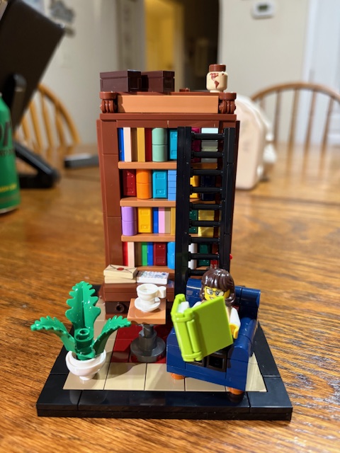 Lego book nook