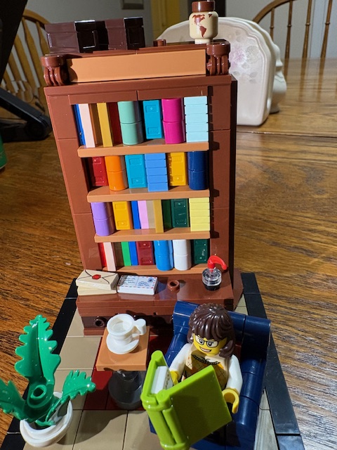 Lego book corner