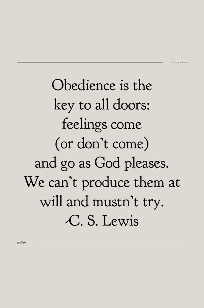 C. S. Lewis quote