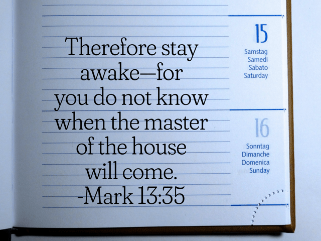 Mark 13:35
