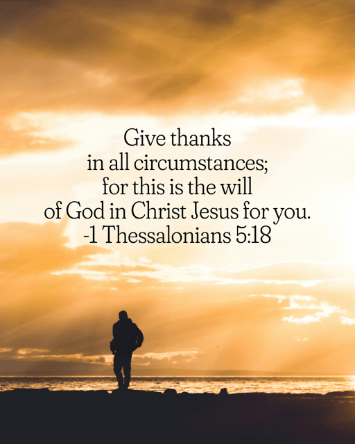 1 Thessalonians 5:18