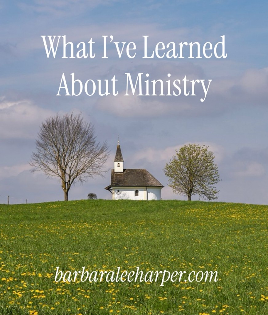 What I've learned about ministry