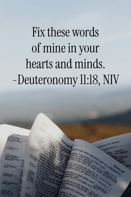 Deuteronomy 11:18