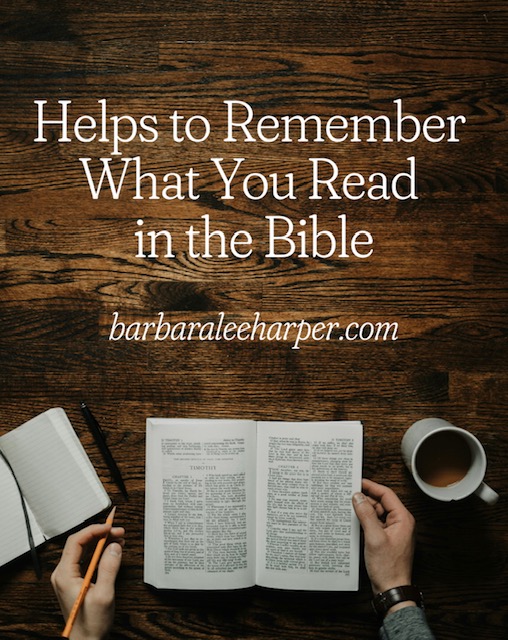 Helps tom remember what you read in the Bible
