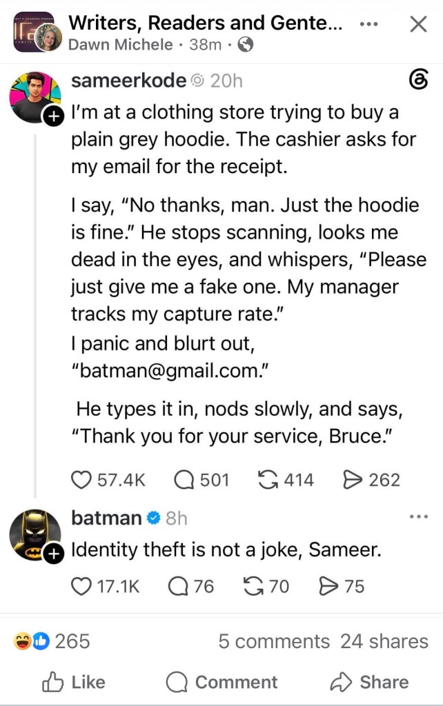Funny FB post