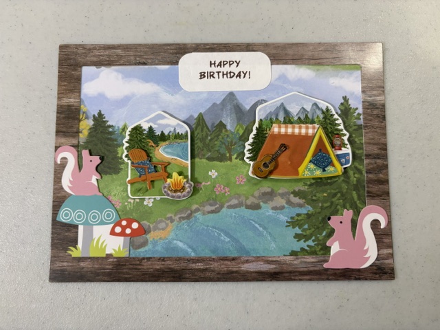 Camping card
