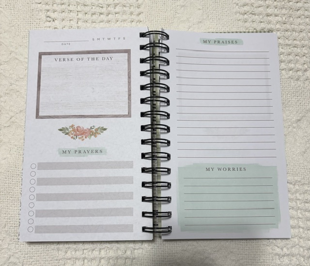 Prayer journal