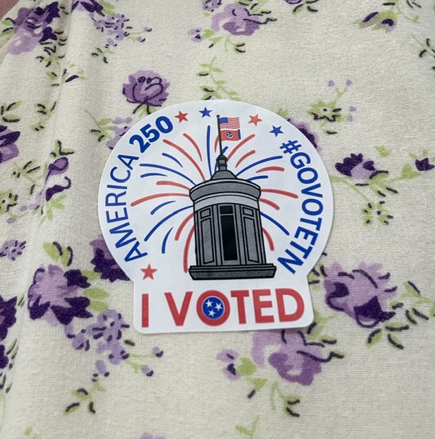 Voting sticker