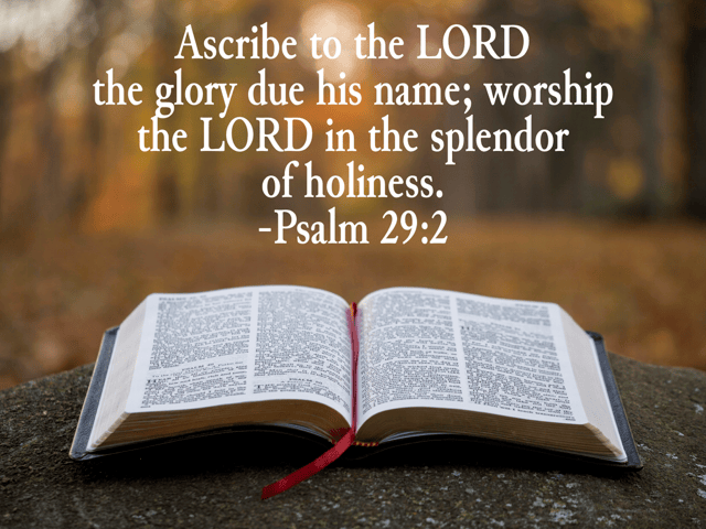 Psalm 29:2